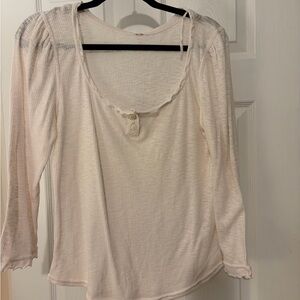 Free People Cream Jaimie Henley. NWT